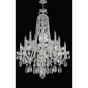 Crystorama Lighting CRY 1110 CH CL MWP Traditional Crystal Chandelier Clear Hand