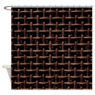  Rusty Fence Shower Curtain  Use code FREECART at Checkout