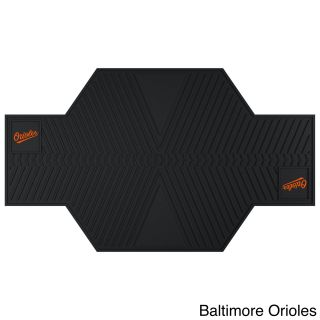 Mlb Heavy duty Rubber Motorcycle Mat (Black and team colorMaterials Heavy duty rubberQuantity One (1) matDimensions 82.5 inches long x 42 inches wide x 0.3125 inches thick )