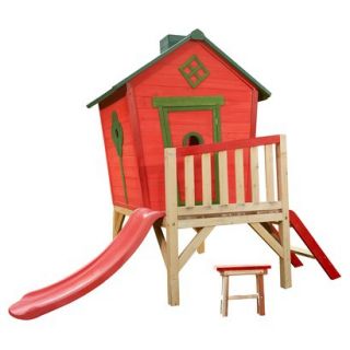 Swing N Slide Little Red Playhouse