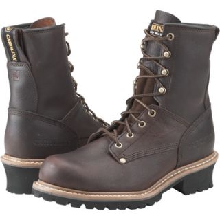 Carolina Logger Boot   8in., Size 9, Brown, Model# 821