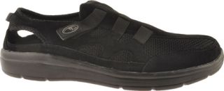 Mens Propet Solstice   Black Velcro Shoes