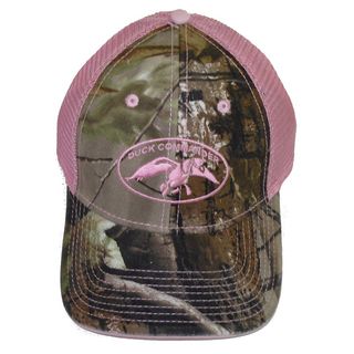 Duck Commander Womens Camo/ Pink Mesh Hat