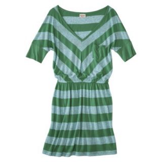 Mossimo Supply Co. Juniors V Neck Dress   Trinidad Green L(11 13)