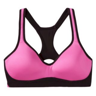 C9 by Champion Womens Medium Support Molded Cup Bra W/Mesh   Popsicle Pink XS