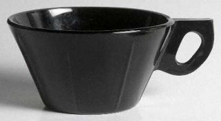 US Glass Scroll Black Cup Only   Black, Scroll Design, Multi Sided