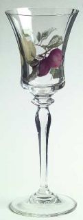 Mikasa Belle Terre Wine Glass   Various Fruit Design On Bowl, Optic