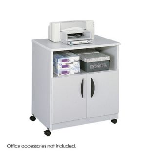 Safco Products Laminate Machine Stand with Open Compartment 1850 Finish Gray