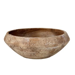 Small Tan Modern Cement Bowl