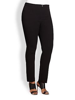Marina Rinaldi, Sizes 14 24 Zip Front Pants   Black