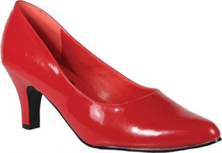Womens Pleaser Divine 420W   Red Patent High Heels