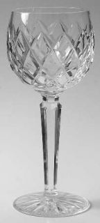 Waterford Kinsale (Cut) Wine Hock   Large Cut Diamond    Design On Bowl