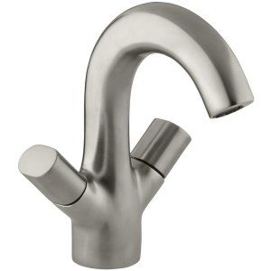 Kohler K 10085 9 BN Oblo Two Handle Monoblock Lavatory Faucet