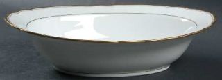 Noritake Salutation 10 Oval Vegetable Bowl, Fine China Dinnerware   Gold Encrus