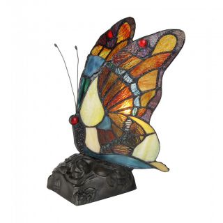 Tiffany Style Butterfly Design 1 light Night Light