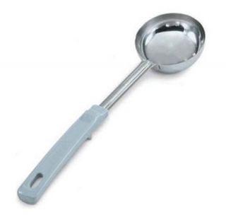 Vollrath 4 oz Solid Spoodle   Gray Poly Handle, Stainless