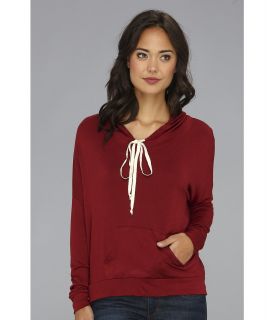 Gabriella Rocha Allison Pullover Hooded Sweater Womens Sweater (Burgundy)
