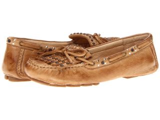 Frye Reagan Studded Kiltie Womens Slip on Shoes (Tan)