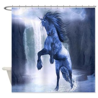  A Blue Unicorn 1 Shower Curtain  Use code FREECART at Checkout