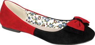 Womens Reneeze Daisy 03   Black/Red Ornamented Shoes