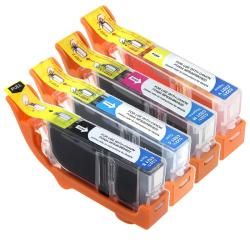 Canon Compatible Cli 221 Cmyk Black/ Color Ink Cartridge (pack Of 4)