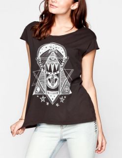 Wicked Womens Tee Black In Sizes X Large, Medium, Large, Small For Wome
