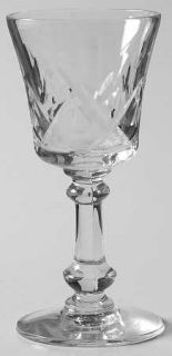 Fostoria Pilgrim Cordial Glass   Stem #6023, Cut #787