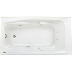 Jacuzzi CET6032 WLR 2CH W Cetra Jetted Whirlpool LH Heater & Chroma White
