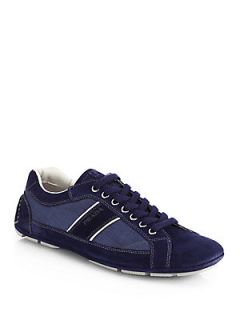 Prada Suede Sneakers   Blue  Prada Shoes