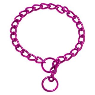 Platinum Pets Coated Chain Training Collar   Raspberry (22 x 3mm)