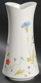 Mikasa Just Flowers 9 Vase, Fine China Dinnerware   Bone, Pink, Yellow & Blue F