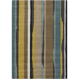 Hand tufted Sanderson Williams Contemporary Stripe Rug (2 X 3)