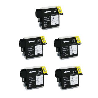 Brother Lc65 Compatible Black Ink Cartridge (pack Of 5) (BlackPrint yield 900 pages at 5 percent coverageNon refillablePack of 5We cannot accept returns on this product. )