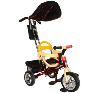 Hollandia Deluxe Stroller/tricycle (BurgundyModel HOLL 16Available sizes Frame Steel Forks Steel Saddle Foam padded plastic child seatWheels PlasticTires PlasticHandlebars Rubber safety grip, Soft foam adult grip for adult Accessories included Ca