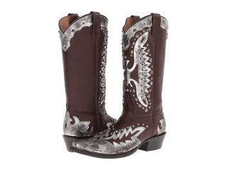 Stetson Studded Eagle Boot Cowboy Boots (Brown)