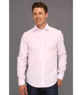 Moods of Norway Slim Fit Arne Vik Pink Ditsy Shirt Mens Long Sleeve Button Up (Pink)