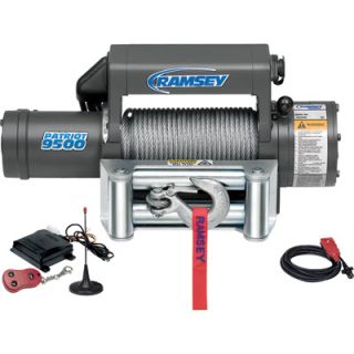 Ramsey Patriot 12 Volt Truck Winch With Wireless Remote  9500 Lb. Capacity
