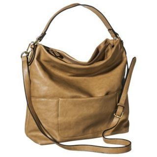 Merona Slouchy Hobo Handbag with Removable Strap   Tan