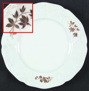 Rosenthal   Continental Gold Bouquet (No Trim) Dinner Plate, Fine China Dinnerwa