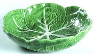 Bordallo Pinheiro Cabbage Green Coupe Soup Bowl, Fine China Dinnerware   Green E