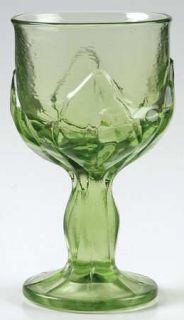Franciscan Cabaret Green Water Goblet   Stem #121, Green