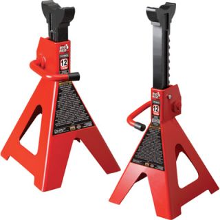 Torin Pair of Ratchet Action Jack Stands   12 Ton, Model# T41202