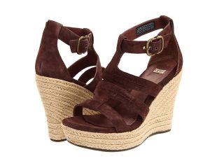 UGG Lauri Womens Wedge Shoes (Brown)