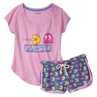 Pacman Juniors Pajama Set   Pink XS(1)