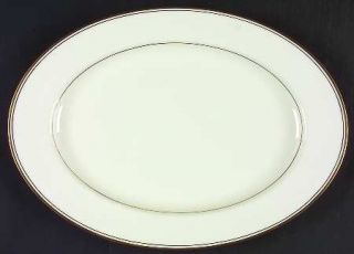 Mikasa Wheaton 14 Oval Serving Platter, Fine China Dinnerware   Bone,White Body