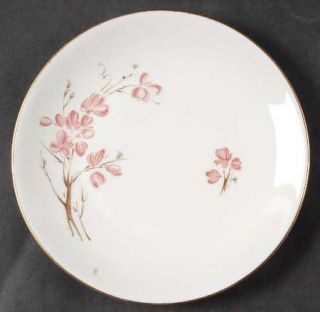 Hutschenreuther Capri Salad Plate, Fine China Dinnerware   Dark Pink Flowers, Br