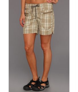 ExOfficio MarLoco Plaid Short Womens Shorts (Brown)