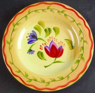 Pfaltzgraff Napoli (Stoneware) Salad Plate, Fine China Dinnerware   Multimotif F