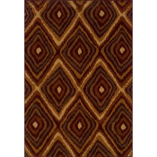 Indoor Red/gold Area Rug (310 X 55)