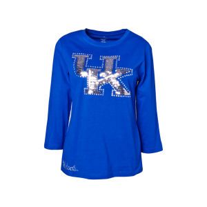 Kentucky Wildcats NCAA Sequin Logo T Shirt